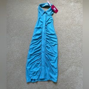 Halter collared mini dress new with tags!